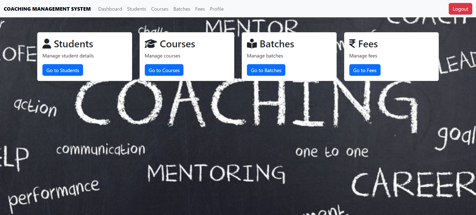 Coaching Management System || Final Year Project || BCA, MSC, CSE Projects